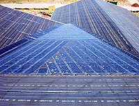 RoofHeat roof heating element being installed.